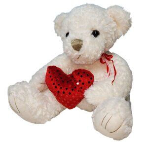 First & Main Teddy Bear Valentine's Day Plush Stuffed Animal Bear-With-Me 7 Inch